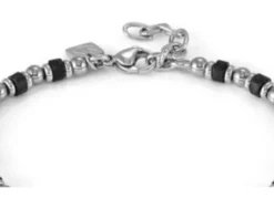 Bracciale uomo instinctstyle sea acciaio pietra lavica Nomination