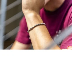 Bracciale uomo instinctstyle acciaio e legno Nomination