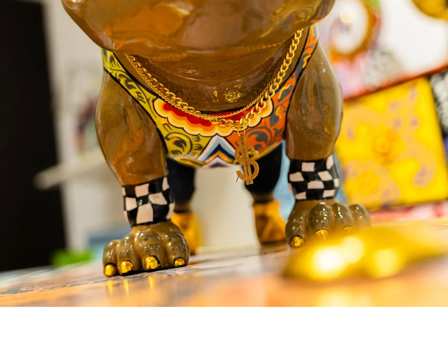Bulldog dozer l dipinto a mano Tom's drag