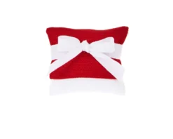 Busta portaconfetti panama bicolore con fiocco rigatino bianco Selezione zanolli