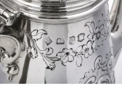 Caffettiera argento londra (gb) 1742-1743 Selezione zanolli