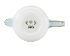 Caffettiera diva porcellana celeste Richard ginori
