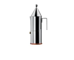 Caffettiera espresso la conica acciaio 6 tazze Alessi