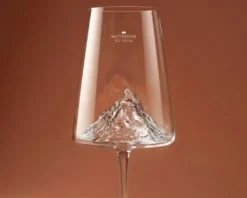 Calice vino topographic matterhorn Alaskan maker