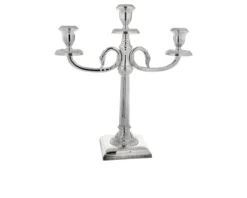 Candelabro impero argento a tre fiamme Selezione zanolli