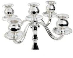 Candelabro inglese argento a cinque fiamme Selezione zanolli