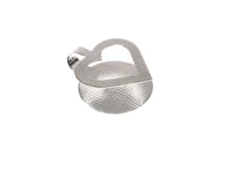 Candela cuore silver plated nera Selezione zanolli