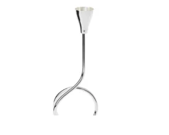 Candeliere a filo silver plated ad una fiamma Selezione zanolli