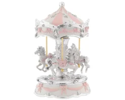 Carillon giostra dei cavalli rosa Selezione zanolli