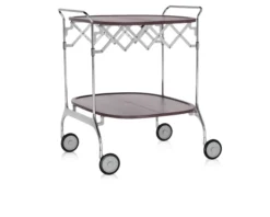 Carrello gastone prugna Kartell