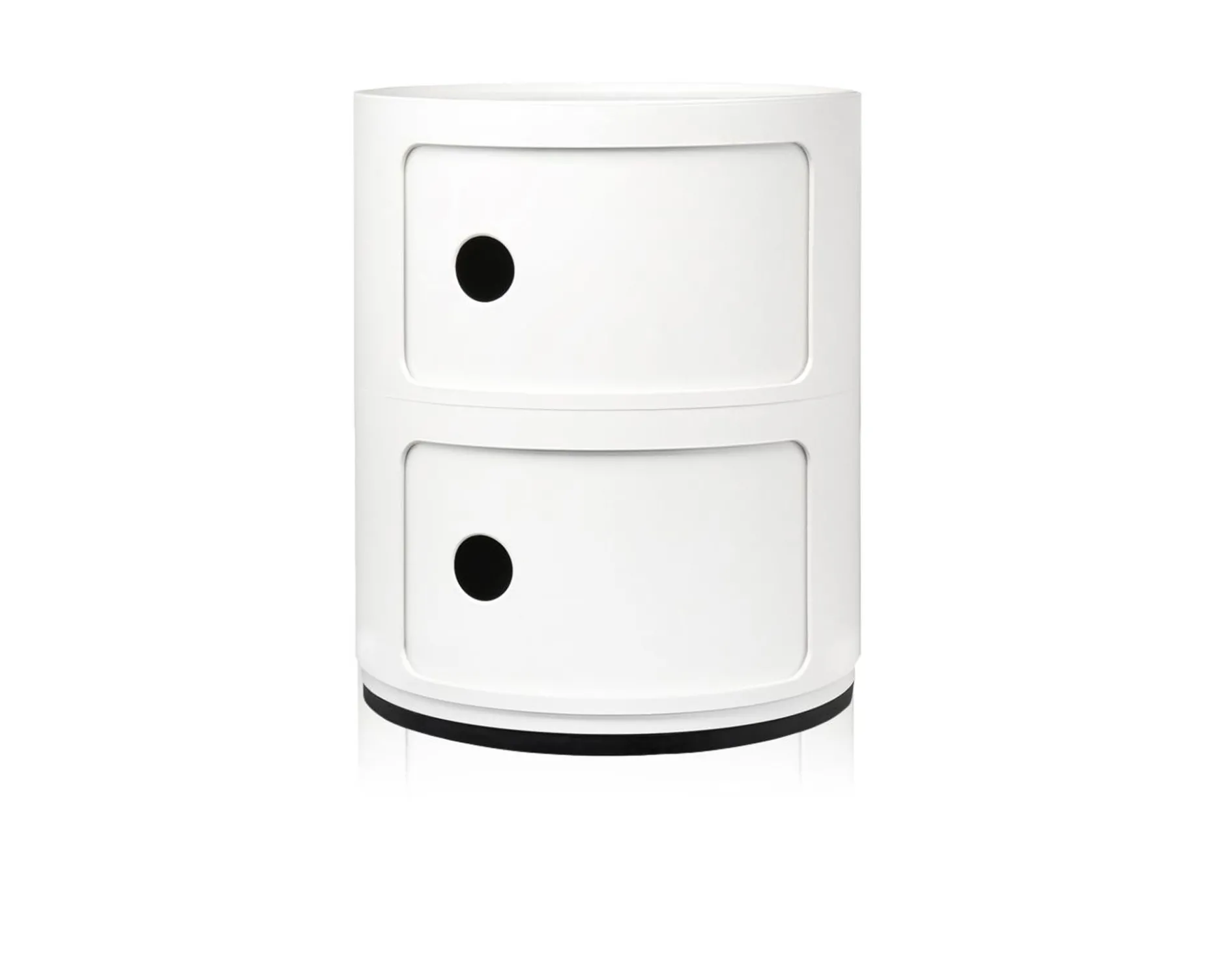 Cassettiera componibile a due elementi colore bianco Kartell