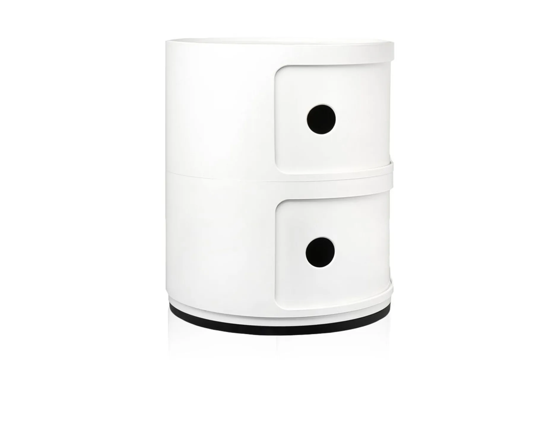 Cassettiera componibile a due elementi colore bianco Kartell