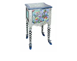 Cassettiera drawer chest versailles dipinta a mano Tom's drag