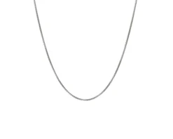 Catenina argento a maglia tubolare Selezione zanolli