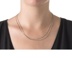 Catenina argento a palline diamantate Selezione zanolli