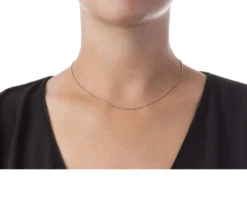 Catenina argento a palline diamantate Selezione zanolli