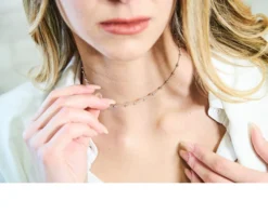 Catenina argento con palline alternate Selezione zanolli