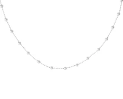Catenina argento con palline alternate Selezione zanolli
