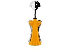 Cavatappi anna g giallo con zama cromata Alessi