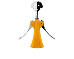 Cavatappi anna g giallo con zama cromata Alessi