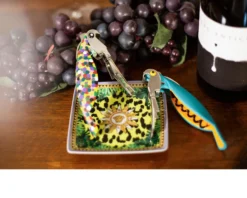 Cavatappi parrot proust decorato a mano Alessi
