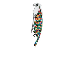 Cavatappi parrot proust decorato a mano Alessi