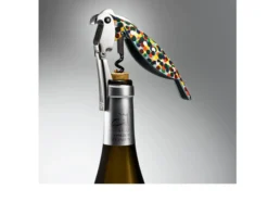 Cavatappi parrot proust decorato a mano Alessi