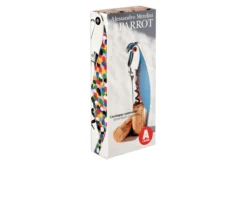 Cavatappi parrot proust decorato a mano Alessi