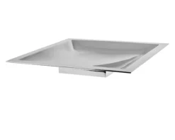 Centrotavola spigolo essentia argento quadro Selezione zanolli