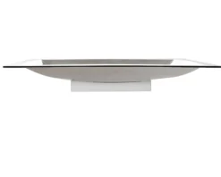 Centrotavola spigolo essentia argento quadro Selezione zanolli