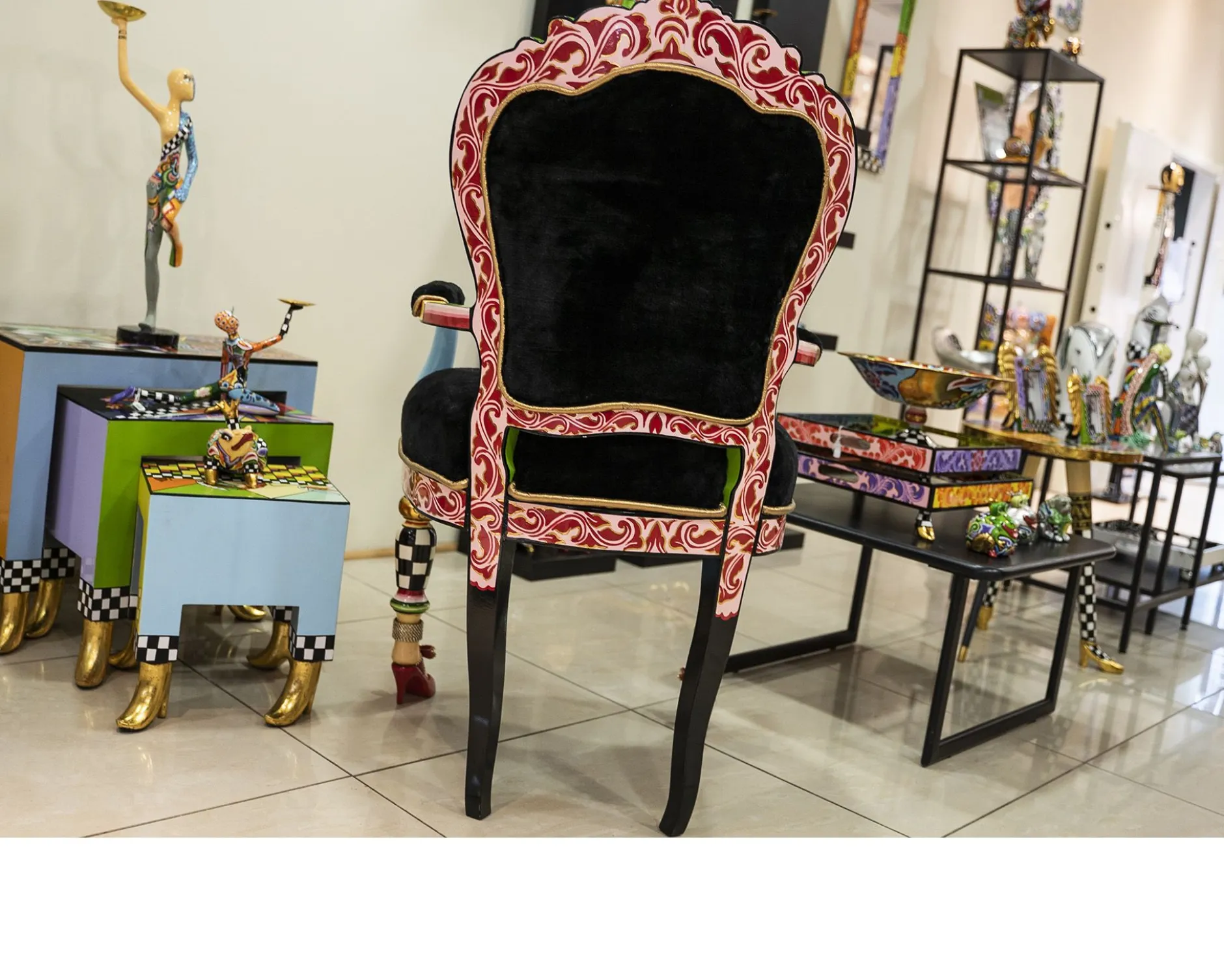 Chair versailles dipinta a mano Tom's drag