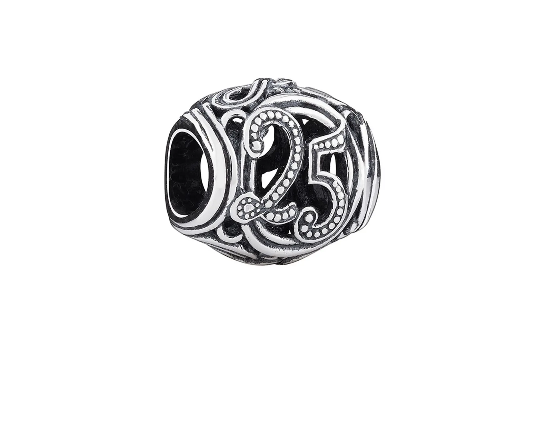 Charm raggiungimenti argento 25 anni Chamilia