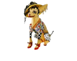 Chihuahua frida l dipinto a mano Tom's drag