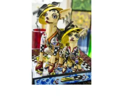 Chihuahua frida m dipinto a mano Tom's drag