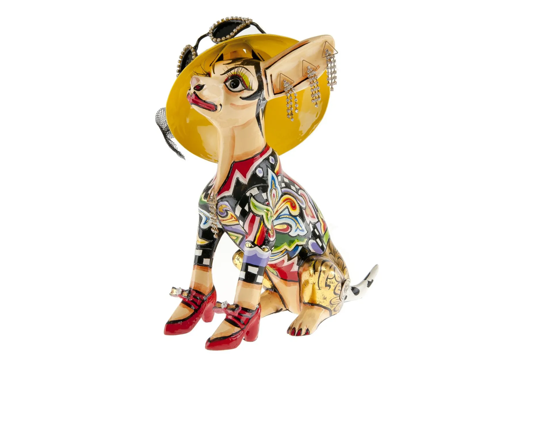 Chihuahua frida m dipinto a mano Tom's drag