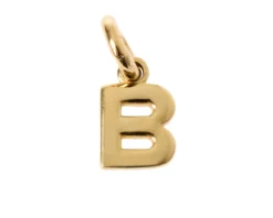 Ciondolo lettera b oro 750‰ Selezione zanolli