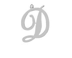 Ciondolo lettera d argento Selezione zanolli