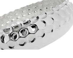 Ciotola silver plated con decorazione pallini Selezione zanolli