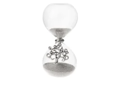 Clessidra albero della vita con sabbia argento e scatola regalo Selezione zanolli