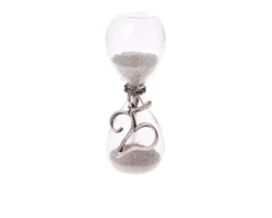 Clessidra 25° con sabbia argento e scatola regalo Selezione zanolli