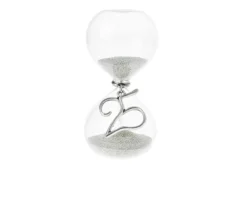 Clessidra 25° con sabbia argento e scatola regalo Selezione zanolli
