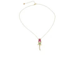 Collana alberobello argento dorato multicolor pappagallo Selezione zanolli