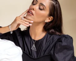 Collana archè argento con pendente triangoli Selezione zanolli