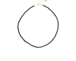 Collana argento con agata nera Selezione zanolli