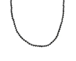 Collana argento con agata nera Selezione zanolli