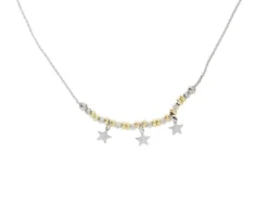 Collana argento con charms stelle Selezione zanolli