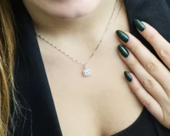 Collana argento con cubic zirconia Sovrani