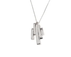 Collana argento con pendente barrette Selezione zanolli