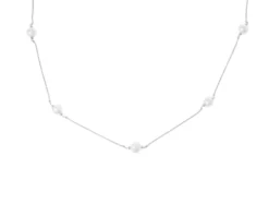 Collana argento con perle Selezione zanolli