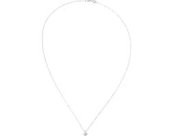 Collana argento con punto luce zircone bianco Selezione zanolli